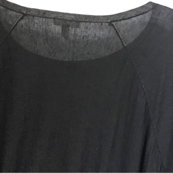 Eileen Fisher Organic Linen Lightweights Crew A Line Minimalist Oversized Hem L - Picture 7 of 13